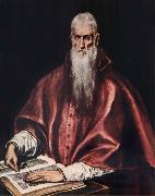 El Greco St.Jerome as a Cardinal china oil painting reproduction